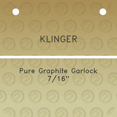 klinger-pure-graphite-garlock-716