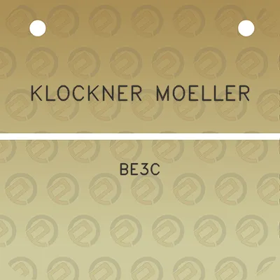 klockner-moeller-be3c