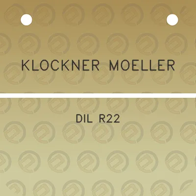 klockner-moeller-dil-r22