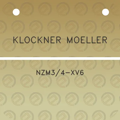 klockner-moeller-nzm34-xv6