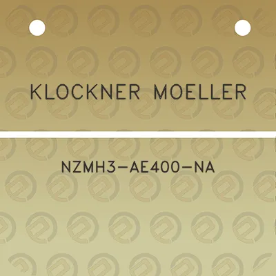 klockner-moeller-nzmh3-ae400-na