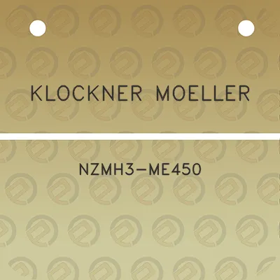 klockner-moeller-nzmh3-me450