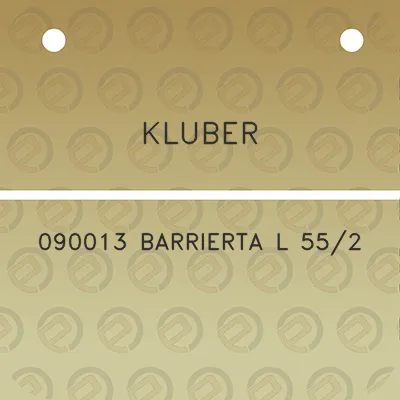 kluber-090013-barrierta-l-552