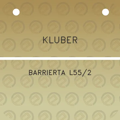 kluber-barrierta-l552