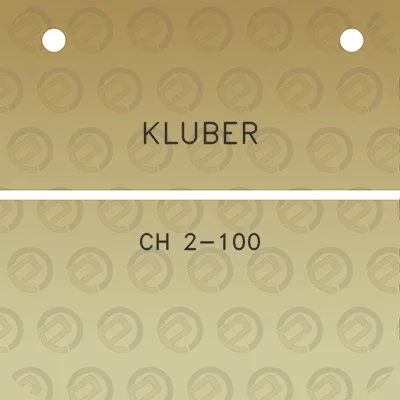 kluber-ch-2-100