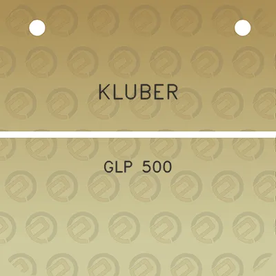 kluber-glp-500