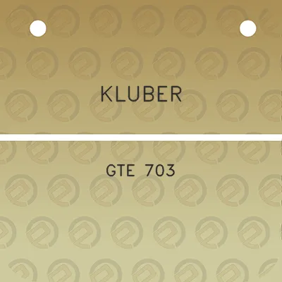 kluber-gte-703