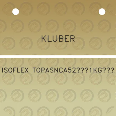 kluber-isoflex-topasnca521kg