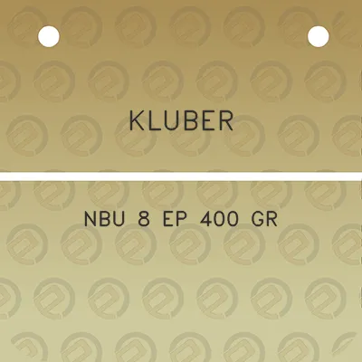 kluber-nbu-8-ep-400-gr