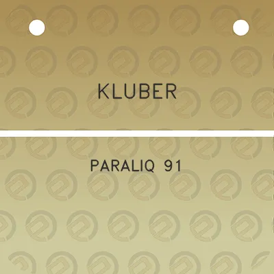 kluber-paraliq-91