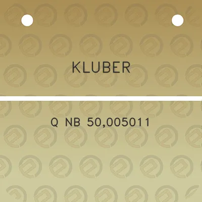 kluber-q-nb-50005011