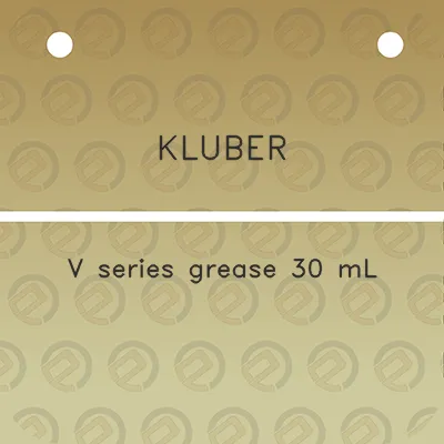 kluber-v-series-grease-30-ml