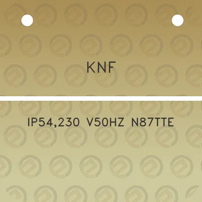 knf-ip54230-v50hz-n87tte