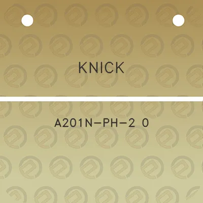 knick-a201n-ph-2-0