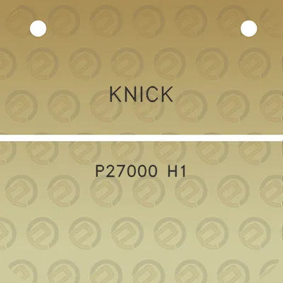 knick-p27000-h1