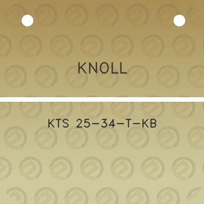 knoll-kts-25-34-t-kb