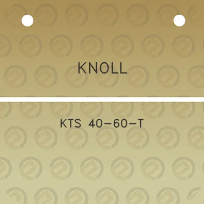 knoll-kts-40-60-t