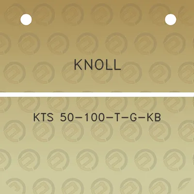 knoll-kts-50-100-t-g-kb