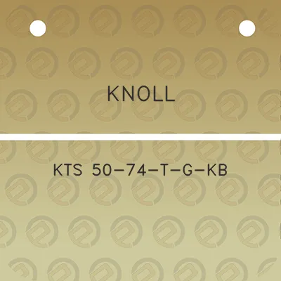 knoll-kts-50-74-t-g-kb