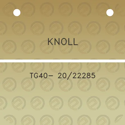 knoll-tg40-2022285