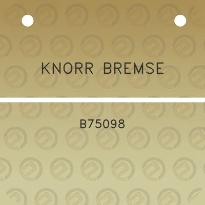 knorr-bremse-b75098