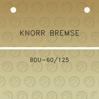 knorr-bremse-bdu-60125