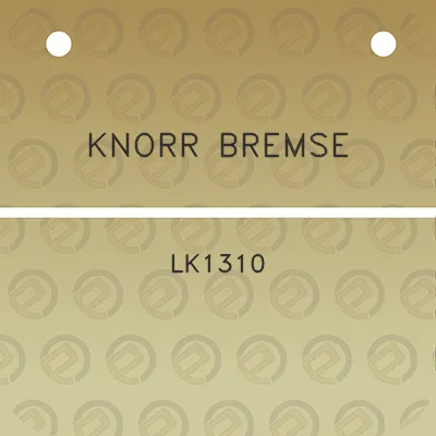 knorr-bremse-lk1310