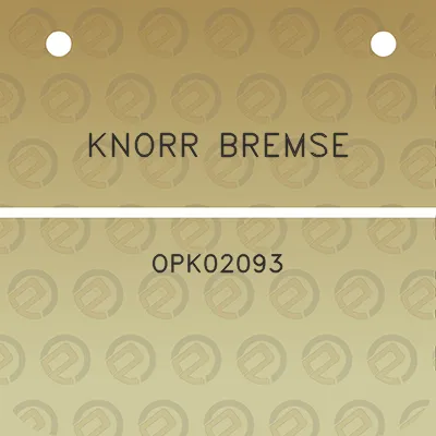 knorr-bremse-opk02093