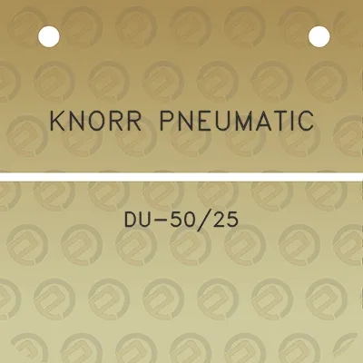 knorr-pneumatic-du-5025