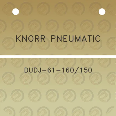 knorr-pneumatic-dudj-61-160150