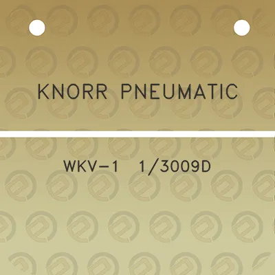 knorr-pneumatic-wkv-1-13009d