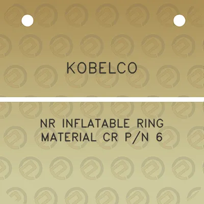 kobelco-nr-inflatable-ring-material-cr-pn-6