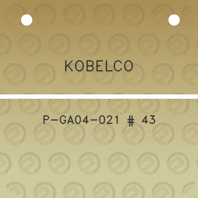 kobelco-p-ga04-021-43