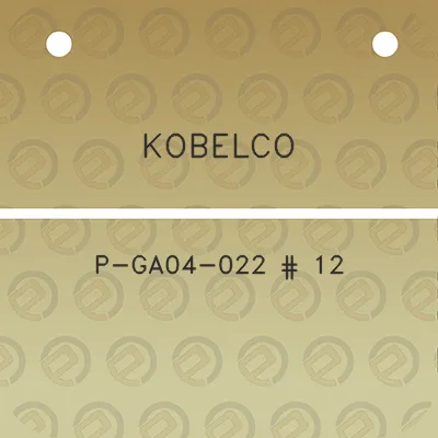 kobelco-p-ga04-022-12