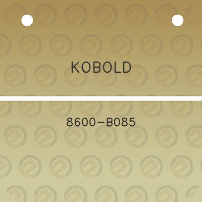 kobold-8600-b085