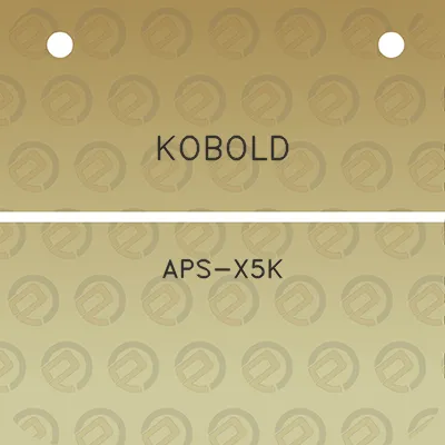 kobold-aps-x5k