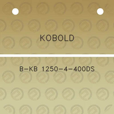 kobold-b-kb-1250-4-400ds