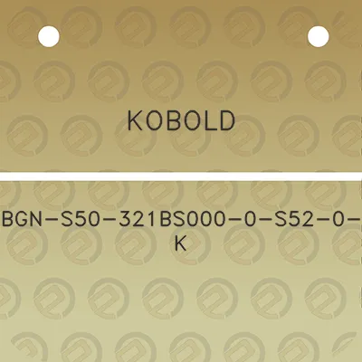 kobold-bgn-s50-321bs000-0-s52-0-k