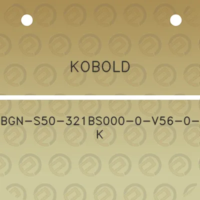 kobold-bgn-s50-321bs000-0-v56-0-k