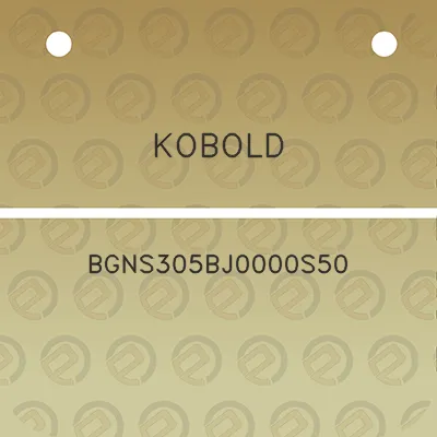 kobold-bgns305bj0000s50