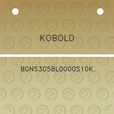 kobold-bgns305bl0000s10k