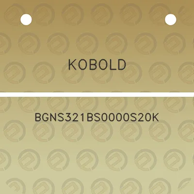 kobold-bgns321bs0000s20k