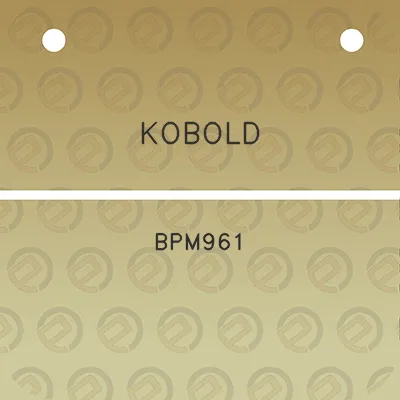 kobold-bpm961