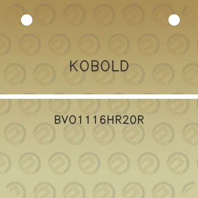 kobold-bvo1116hr20r