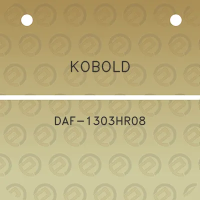 kobold-daf-1303hr08