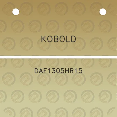 kobold-daf1305hr15