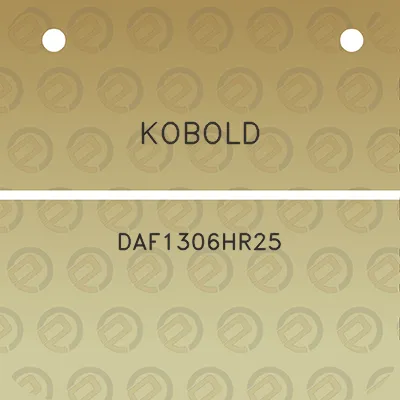 kobold-daf1306hr25