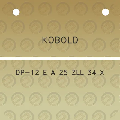 kobold-dp-12-e-a-25-zll-34-x