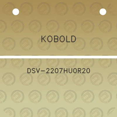 kobold-dsv-2207hu0r20