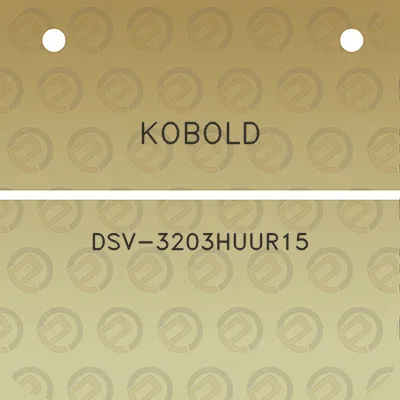 kobold-dsv-3203huur15